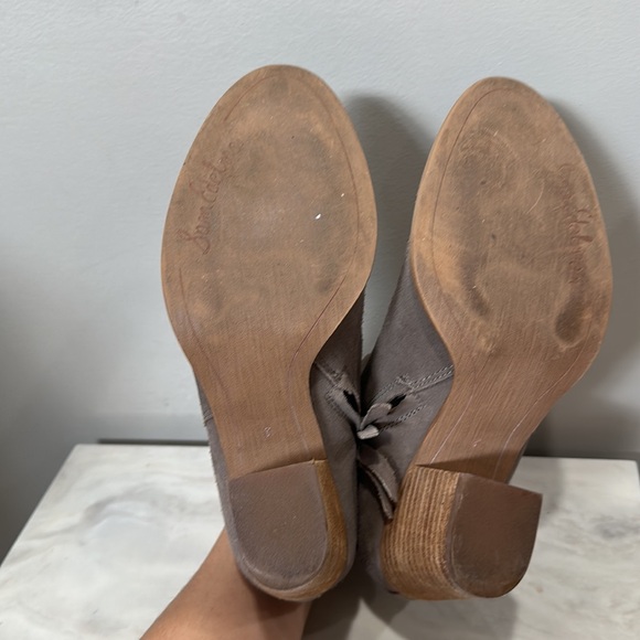 Sam Edelman Miriam Womens Suede Almond Toe Booties Size  8 - Picture 11 of 12